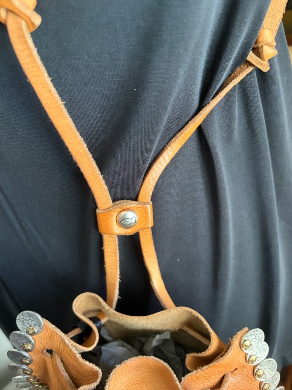 Campomaggi Mini Bag with Medallion Studs - Picture 6 of 14